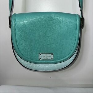 Kate Spade New York Oliver Street Lilly Saddlle Leather Crossbody Bag